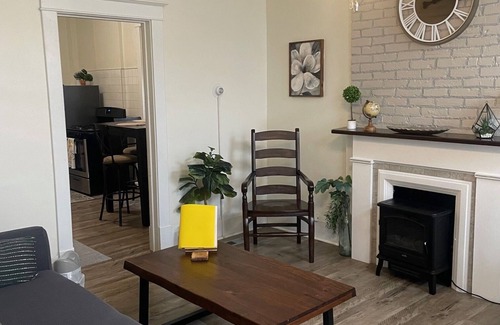 Downtown Buffalo Apartment | Medical Campus. 2 miles from downtown 1 block from Main St. train station.