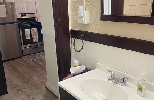 Downtown Buffalo Apartment | Medical Campus. 2 miles from downtown 1 block from Main St. train station.