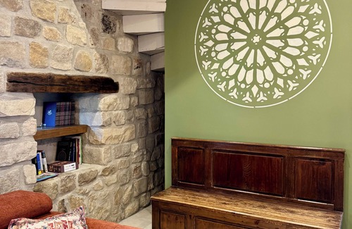 Sens House | Medieval-themed accommodation; restored mansion with whirlpool bath