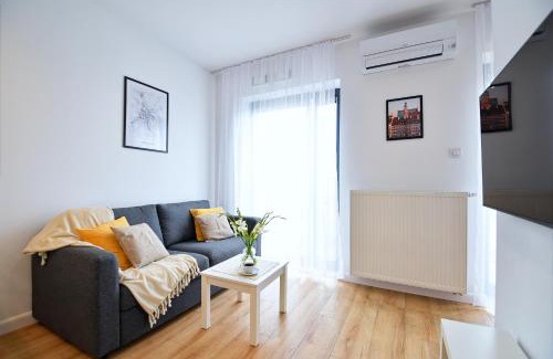 Praga Apartment | Metro & Stadion Stylowe Studio przy PGE Narodowym