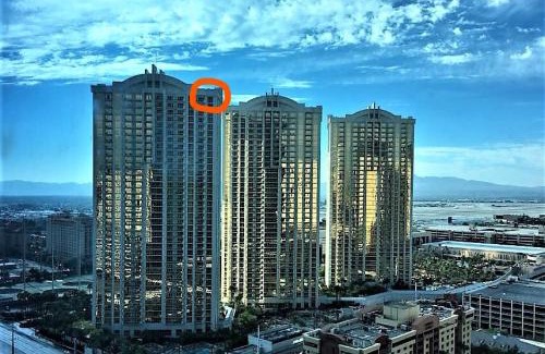 Las Vegas Apartment | MGM Signature Top Floor 1 BR 2 BA Penthouse with Balcony, Strip and Sphere Views