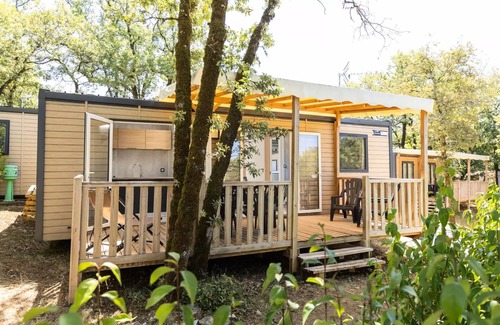 Crayssac House | Mobil home Comfort - 3 Schlafzimmer 6 Personen