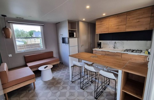 Saint-Molf House | Mobil-Home ELEGANCE 4 Rooms 6 People + TV + 2 bathrooms