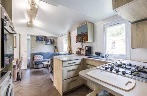 Lege-Cap-Ferret RV Rental | Mobilhome 3 rooms, 2 bathrooms - Cap Ferret with Terrace, Tennis Court & Grill