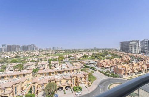 Dubai Sports City Apartment | Modern 1-Bed with Scenic Golf Course View