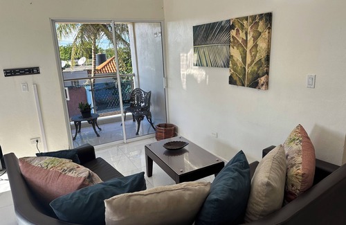Municipio Consuelo Apartment | Modern 2-bedroom with WiFi and AC in tranquil Consuelo