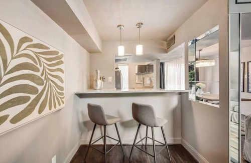 Old East Dallas Condo | Modern 2-story loft condo with pool view, luxury amenities, and prime Dallas location.