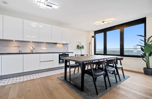 Gasperich Apartment | Modern 2BR Apartment with Pool & City Views