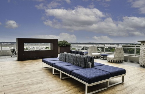 Crystal City Apartment | Modern 2BR Oasis with Scenic Rooftop & Gym ﻿