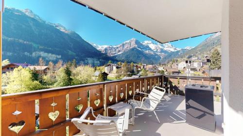 Champery Apartment | Modern alpine apartment with sauna