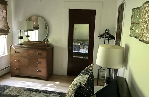 Monson House | Modern comforts and conveniently located in-town Monson by Lake Hebron, cheers!
