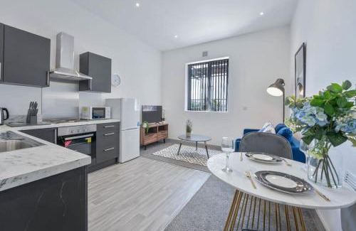 Brierley Hill Apartment | Modern & Cosy 1 Bedroom Budget Apartment in Dudley