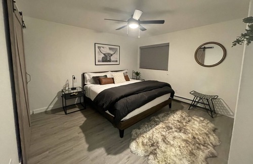 Bozeman Condo | Modern Getaway in Downtown Bozeman! Steps to Main St. and MSU.