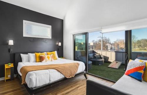 Cleveland Park House | Modern Home with Large Patio plus Rooftop Deck and Garage
