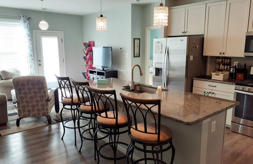 Millville House | Modern resort community town home — 4 miles to the beach! Quiet, clean, safe.
