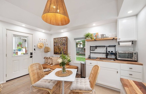 Maple Ridge Cottage | Modern Sunset cottage in Tulsa walk to gathering place downtown and Utica square