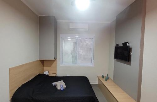 Ponta da Praia Apartment | Moderno kitnet frente mar - Ponta da Praia, Santos