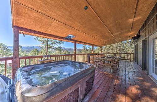 Ruidoso House | Moondance Ruidoso Retreat with Hot Tub and Views!