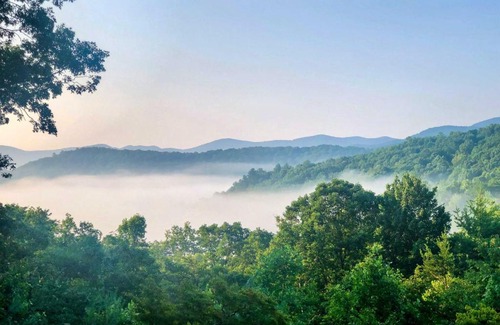 Blairsville House | Mountain Cabin with Covered Decks and Fire Pit!