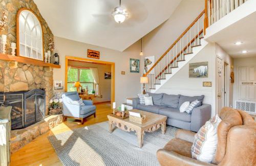 Blairsville House | Mountain Cabin with Covered Decks and Fire Pit!