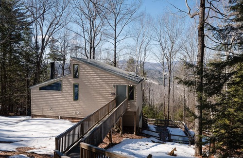 Campton Ski Chalet | Mountain Cabin with long range views, privacy, and more.