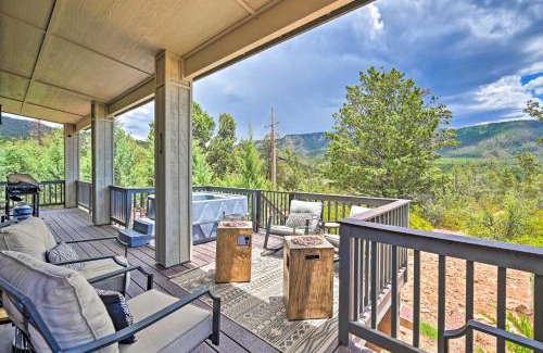 Pine House | Mountain High Pines Retreat with Hot Tub and Views!