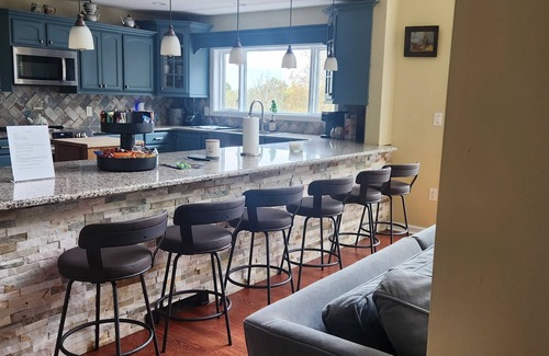 Lambertville House | Mountain side house with game room, hot tub, firepit 1 mile from Lambertville