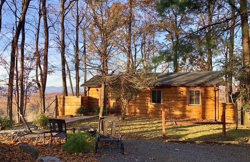 Brevard Cabin | Mountain Top Cabin with Long Range Mountain Views, Near Brevard