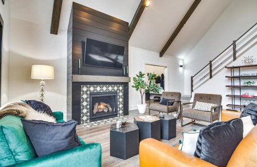 Sunday River Area House | Mountain-View Bethel Cabin Game Room and Deck