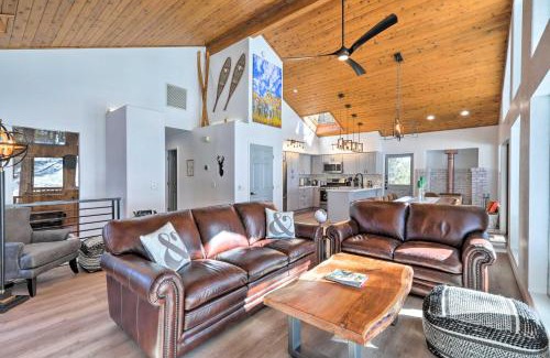 Kachina Village House | Mtn-View Cabin with Game Room and Deck in Flagstaff