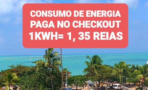 Pajucara Apartment | NA BEIRA MAR DE PAJUCARA - EDIFICIO NEO 2 - APARTAMENTO COM 02 QUARTOS - TEM VARANDA- VISTA LATERAL DO MAR - AVENIDA DOUTOR ANTONIO GOUVEIA 1081- CONSUMO ELETRICO É PAGO No CKECK-OUT 1KWH É 1,35 REIAS