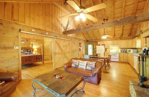 Vein Mountain Cabin | Near Lake Lure: Quiet Cabin w/Deck & Trail Access