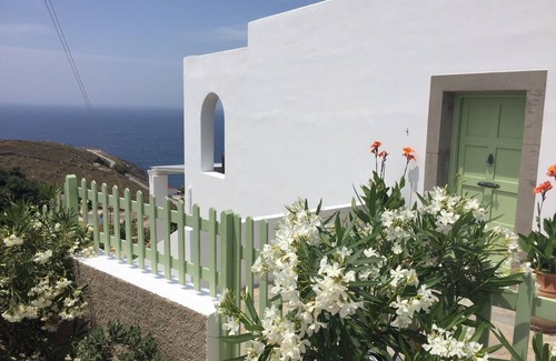 Skala Villa | Nena's Art House, Your balcony over the Aegean Sea