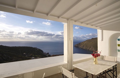 Skala Villa | Nena's Art House, Your balcony over the Aegean Sea