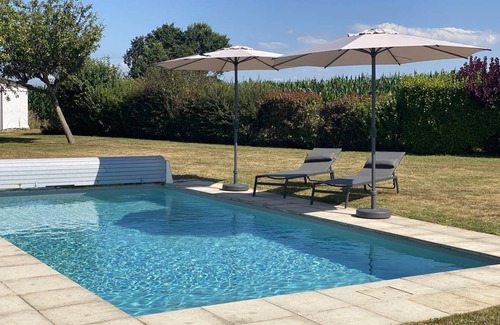 Saint-Cast-le-Guildo House | Neo-Breton House with Pool and WIFI in a Quiet Neighborhood. Sleeps 12.