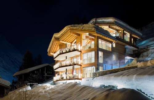 Zermatt Ski Chalet | Nepomuk: Luxury 5 Star Chalet includes 3 apartments with heated outdoor-pool