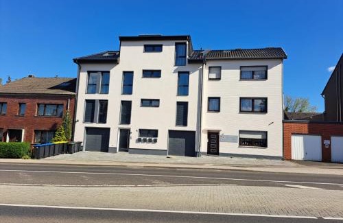 Alsdorf Apartment | Neubau Apartment mit Küche, Netflix in der Nähe von Aachen