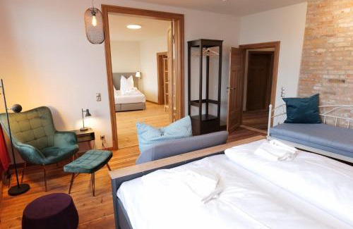 Wismar Apartment | Neue Wasserkunst - Premium Gruppenferienwohnung - ABC354