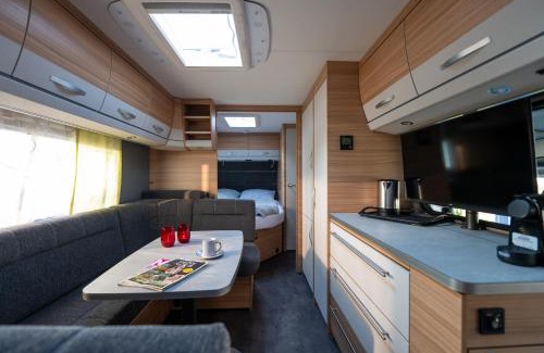 Oberdorla Apartment | Neuer Wohnwagen Nr 13 mit Top-Ausstatung und Vorzelt