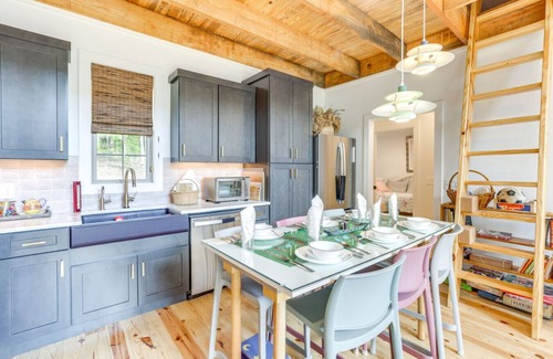 Little Kowaliga House | New 3BR Lakefront Home w/Dock + Fishing Pond