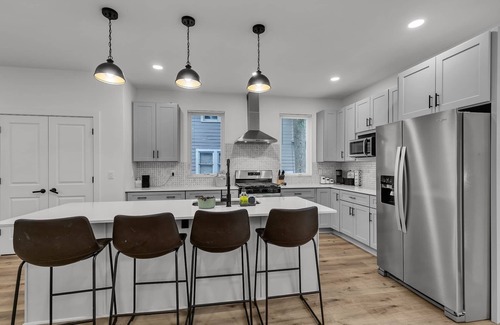 Mapleton/Fall Creek House | NEW! Brand-New 4BR | Unique Design Near Downtown Indy