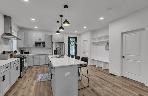 Mapleton/Fall Creek House | NEW! Brand-New 4BR | Unique Design Near Downtown Indy