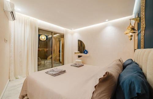 Oulad Khallouf Apartment | NEW - Central 1BR-QueenSize, AC & Terrace Gueliz