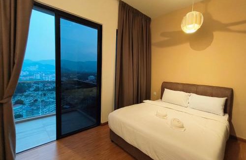 George Town Apartment | New Georgetown Modern City View 2BR Homestay for 10pax 无敌美景两房民宿 Beacon Executive Suite
