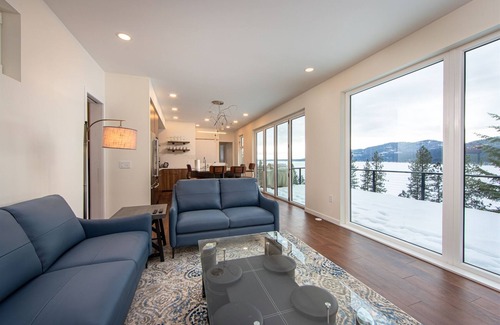 Whitefish House | NEW hot tub, lake views & private decks