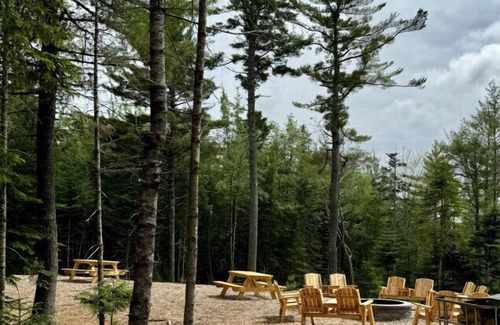 Bar Harbor RV Rental | New luxurious 24’ yurt located in Bar Harbor, Maine with access to Northeast Creek