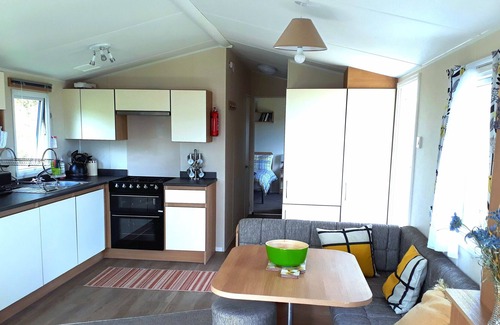 Marybank House | NEW luxury Mistral Caravan 2018 CH/DG 12ft wide. 2 bedrooms and sofa bed.