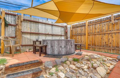Truth or Consequences House | New Mexico Cottage Hot Springs Fed Tub On-Site