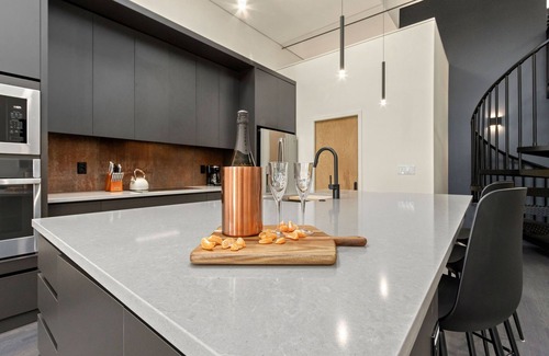 Fort Collins Apartment | New! Modern Scandinavian Loft in Old Town Square