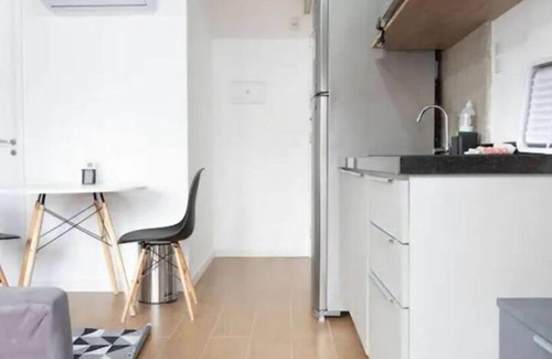 Higienopolis Apartment | New Studio Next Paulista Av, Fast Wifi and Balcony